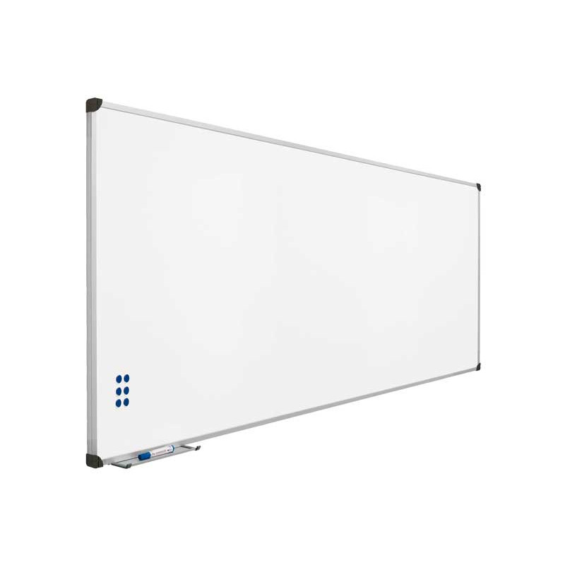 Pizarra blanca magnética acero vitrificado Planning Sisplamo 100x120cm