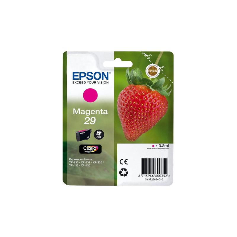 Cartucho Inkjet Epson T2983 Magenta 180 páginas