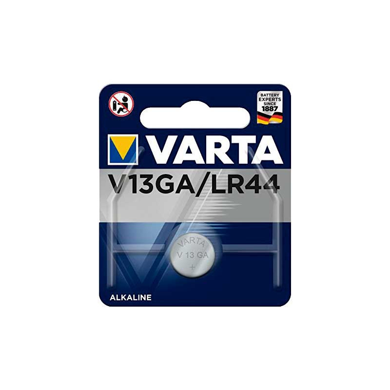 Pila de Botón Varta Lithium LR-44 V13GA 1,5V