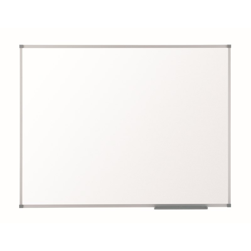 Pizarra blanca magnética acero lacado marco de aluminio Nobo Basic 100x150cm