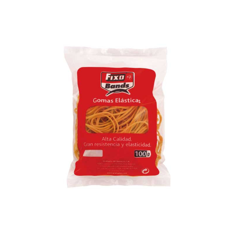 Gomillas Elásticas Finas 16cm x 3mm (Bolsa de 100g)