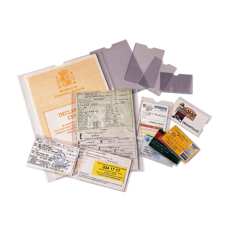 Funda Portacarnet Grafoplas 219 X 259 Mm Transparente (Pack 50)