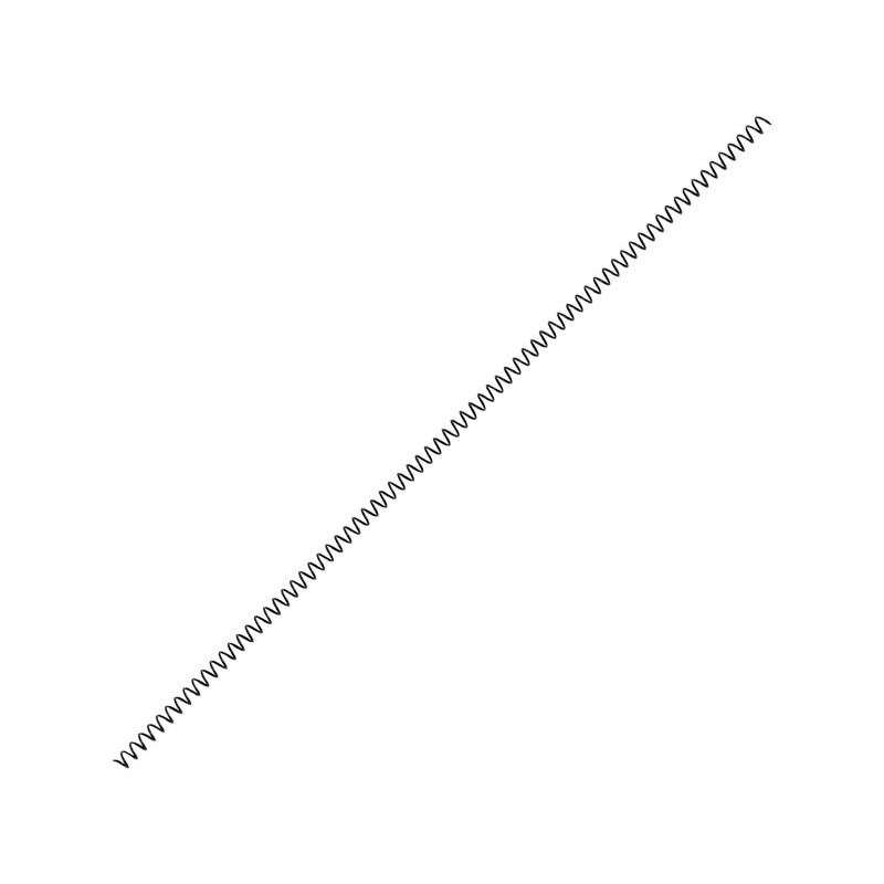 Espirales Metálicas Negras 8 mm (Pack de 100)