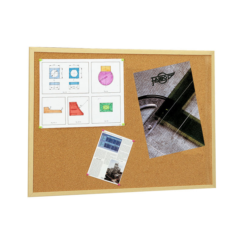 Tablero de Corcho con Marco de Madera 60x90cm