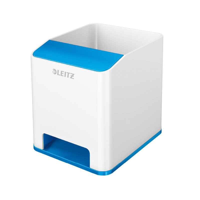 Cubilete portalápices Leitz Sound WOW Azul metalizado